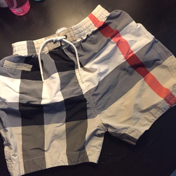 Kids Burberry Swimming Shorts Size 12M