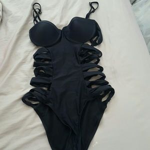 Black one piece