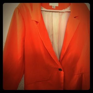 Orange blazer