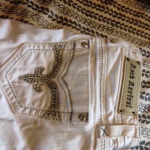 Rock Revival White Jeans