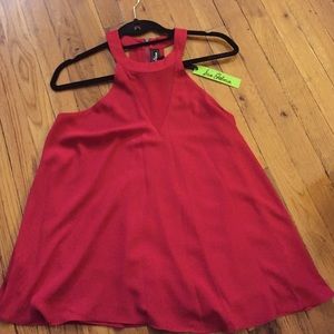 Sam Edelman red racerback top. Never worn,tags on!