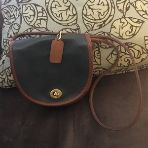 Hunter green Coach bag.