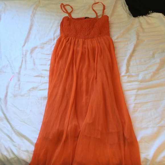 Orange dress