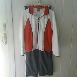 Nike warm up matching pant & jacket