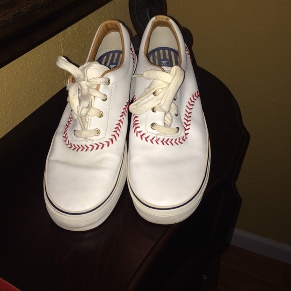 baseball keds leather