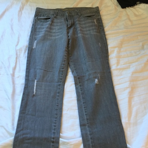 Grey denim jeans