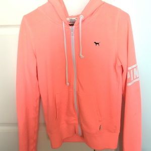 PINK zip up hoodie