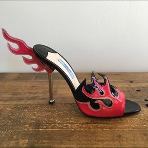 Prada Flame Mules
