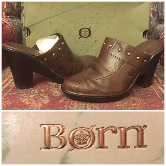 Born Foxy Dark Brown Mules
