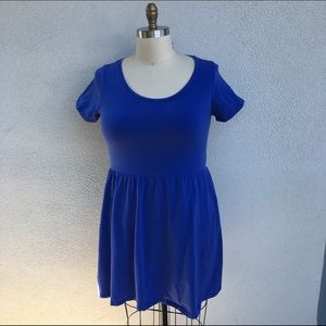Forever 21+ Royal Blue Knit Dress Size 2X