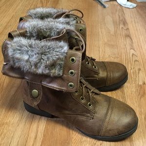 ❤️ Lower Price* Justfab Brown boots Beautiful!