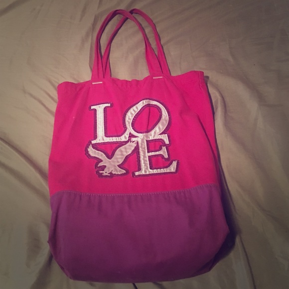 Hot pink American Eagle Tote Bag - Picture 1 of 2
