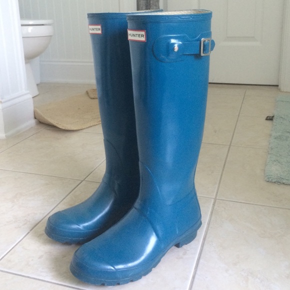 Original tall Hunter rain boots