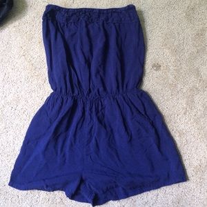 Blue Charlotte Russe Romper