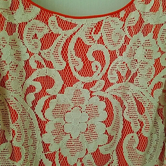 NWT Lace Overlay Dress -Dress Barn - Picture 2 of 4