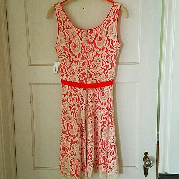 NWT Lace Overlay Dress -Dress Barn - Picture 3 of 4