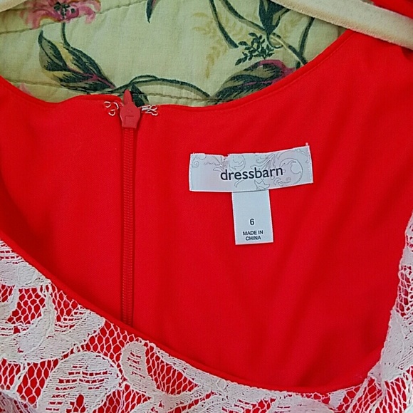 NWT Lace Overlay Dress -Dress Barn - Picture 4 of 4