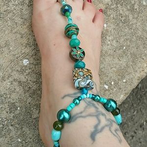 3 in 1 Hermosa Beach Barefoot Sandals NWT