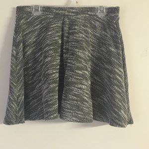 Textured Skater Skirt