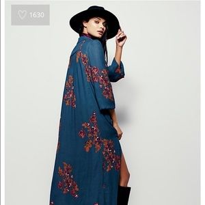 Free People Rosemary Maxi Dress L