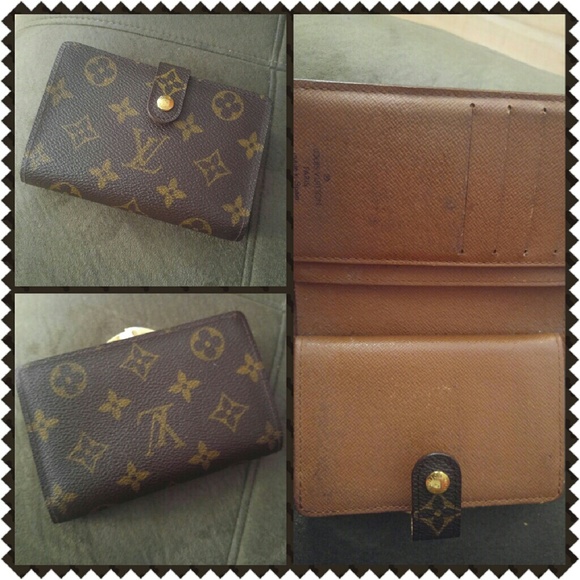 Louis Vuitton AUTHENTIC kiss lock wallet