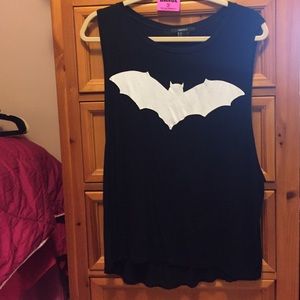 Batman cut off shirt