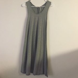 Striped sleeveless dress