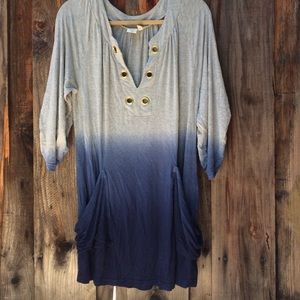 Ombre coverup/tunic