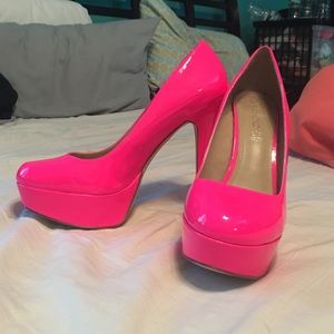 Neon Pink Aldo heels