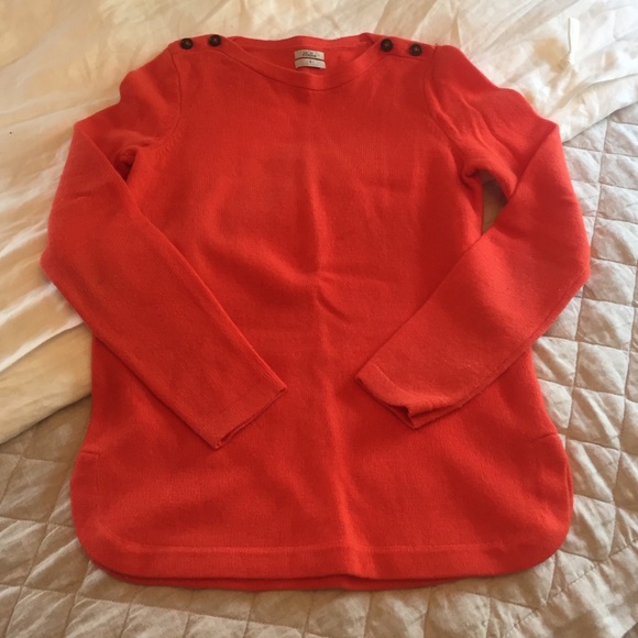 Wallace for Madewell Orange Sweater