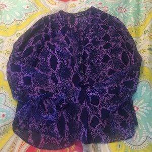 Snake skin blouse!