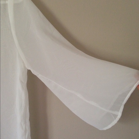 Bohemian Lace Sheer Top - Picture 2 of 4