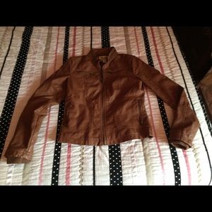 Brown Leather Jacket- New