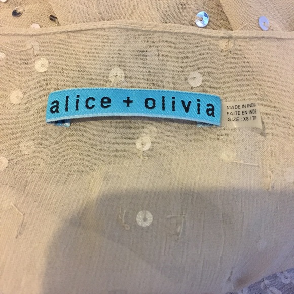 SOLD IN BUNDLE Alice + Olivia Gorgeous Silver Vest - Picture 3 of 4