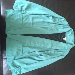 Mint green light blazer
