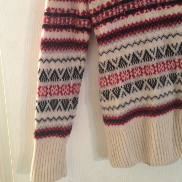 Aztec print wool sweater - Picture 3 of 4