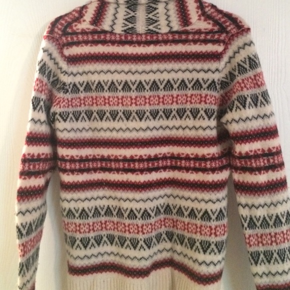 Aztec print wool sweater - Picture 4 of 4