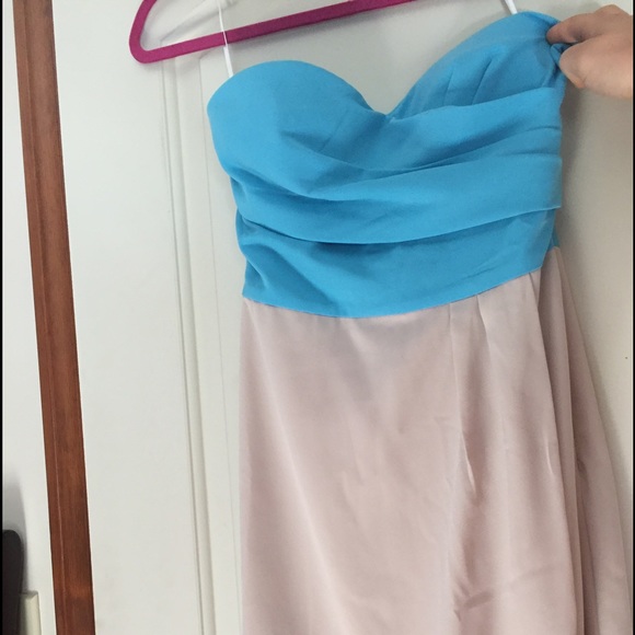 Strapless cocktail dress