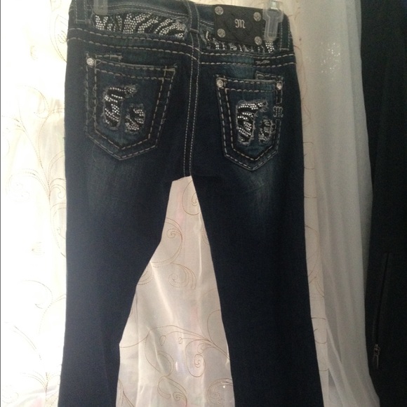 Sparkly Buckle "Miss Me" Jeans - Picture 3 of 4