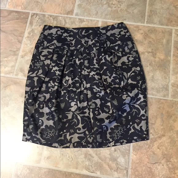 Silk miniskirt