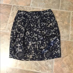 Silk miniskirt