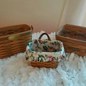 Longaberger baskets Set of 3