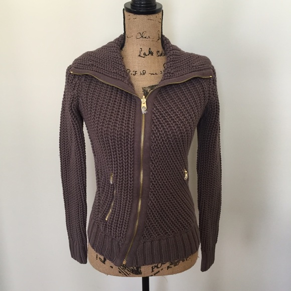 Ted Baker Sweaters - 🏍 Ted Baker Moto zip front knit sweater