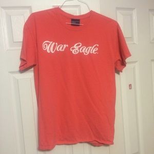 Auburn University "War Eagle" tshirt pink