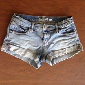 Low Rise Jean Shorts