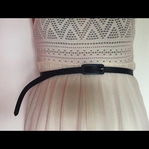 Navy blue & black belt