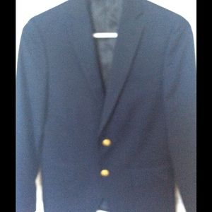 Boys navy classic gold button Ralph Lauren blazer
