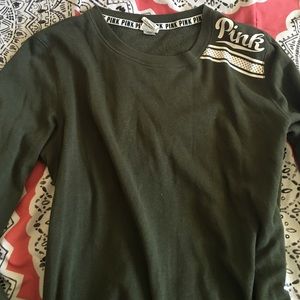VS Pink crew neck sweater