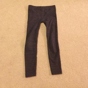 Athletic fleece lined leggings
