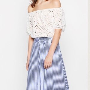 Off-White Zara crop top, Size M